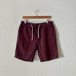 Cotton Linen Scotch & Soda Maroon Shorts size 30